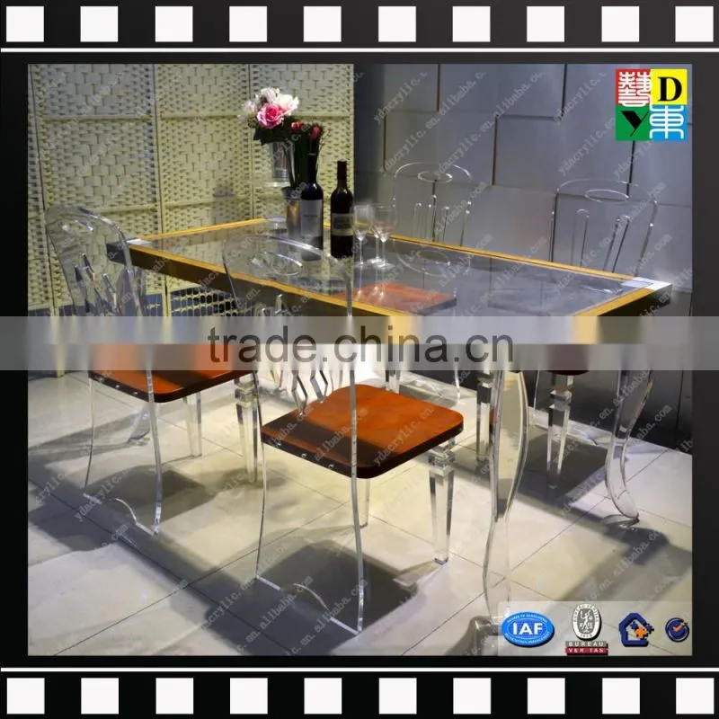 Accept customized design dining table round dining room table