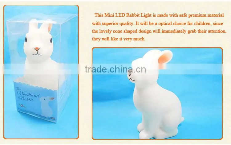 rabbit light happy led night nursery baby light lamp