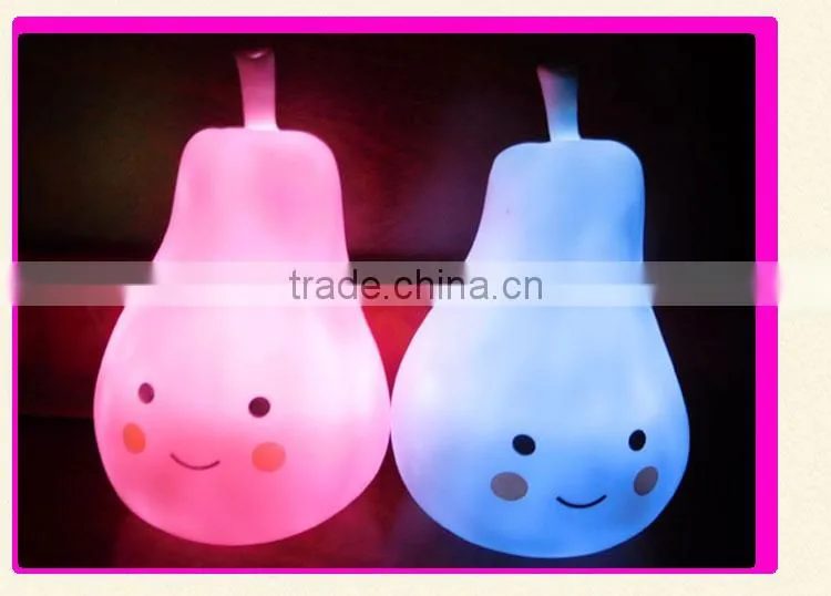 fruit series pear shaped unique fancy led light night
