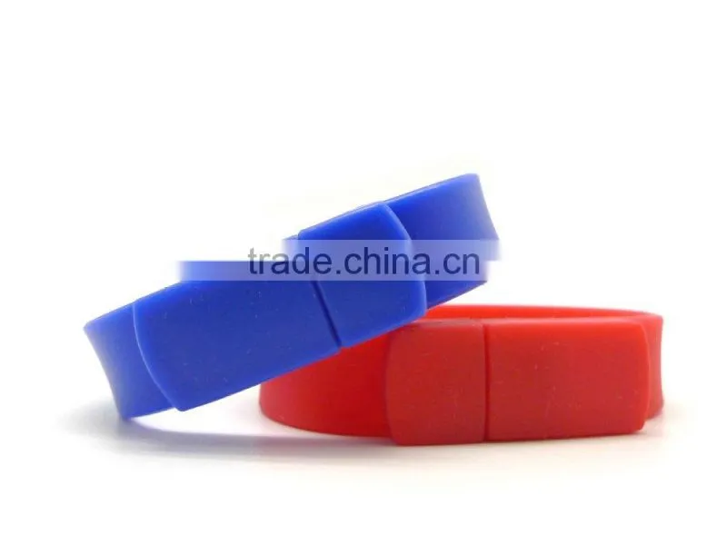 New Bracelet USB flash drive/soft silicone USB/1GB-64GB wristband USB flash drive