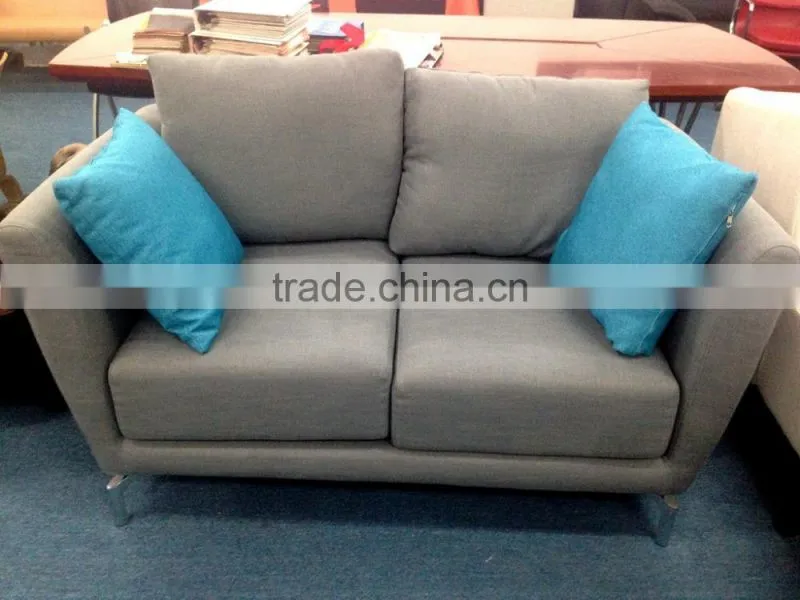 2 seat fabric model sofa with top quality