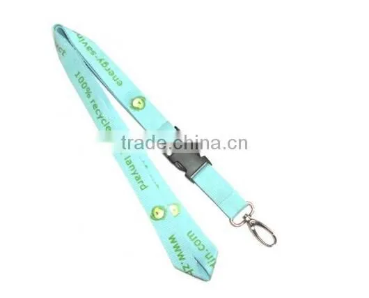 Factory directly selling fashion economy reflective lanyard with clips