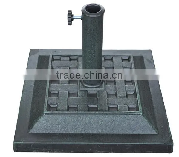 12KGS Patio New Square Polyresin Umbrella Base