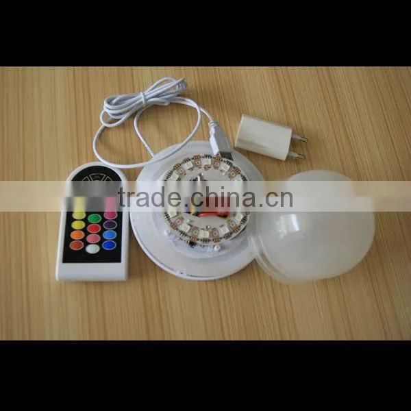 circular color changing outdoor garden floor led ball lights