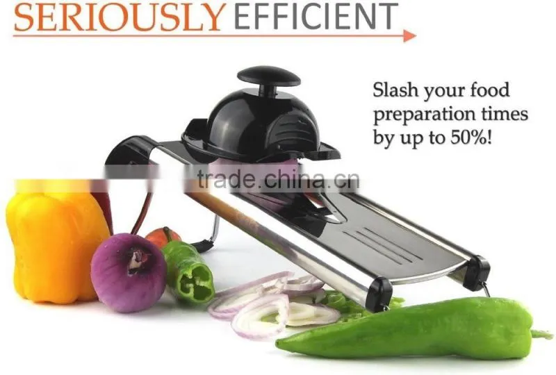 2017 The New Kitchen Stainless Steel V Blade Mandoline Slicer