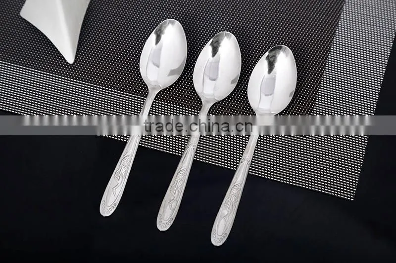 Natural color spoon and fork set free sample available
