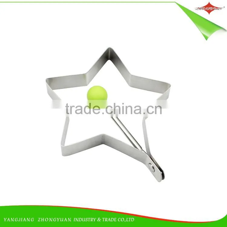 ZY-F1410 good quality star shape egg poacher egg pancake ring