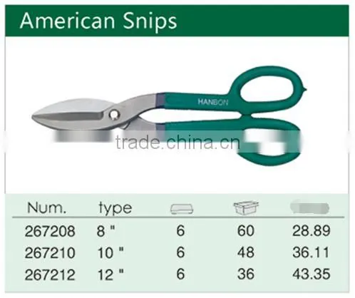 American Type Tinsmith Snips,Tin Snip,Iron Scissors