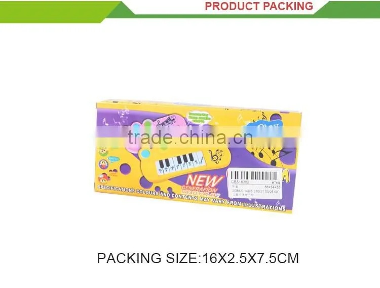 Plastic battery operated children electronic organ toys