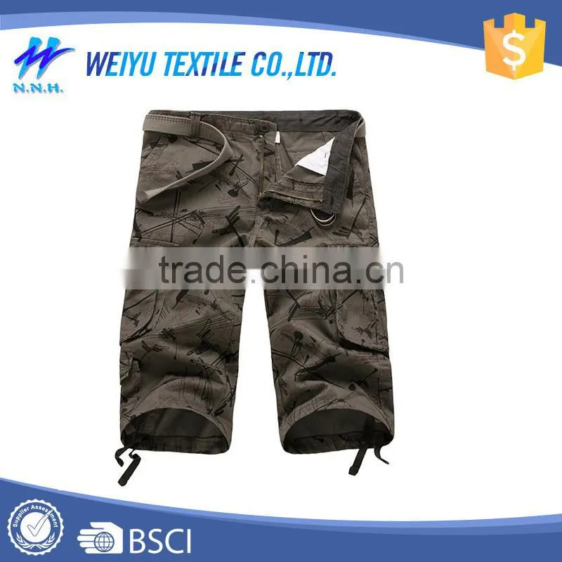 Customized Mens fashion Summer cotton Cargo Shorts