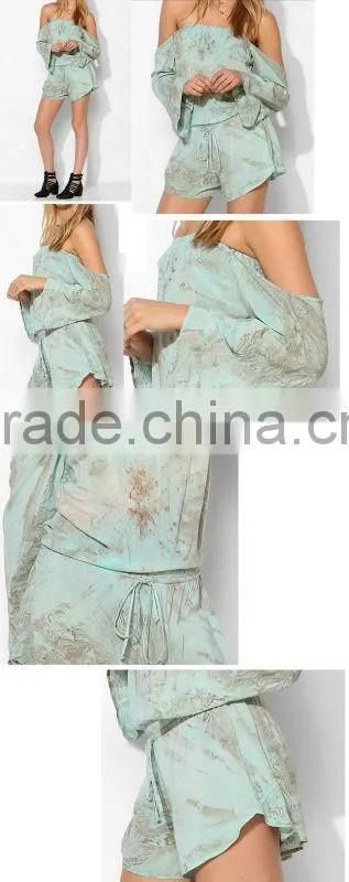 A Beach Off-The-Shoulder Romper