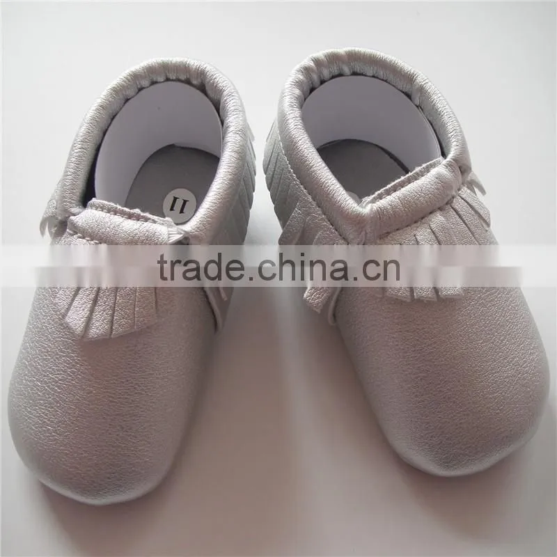 New style comfortable baby PU leather shoes