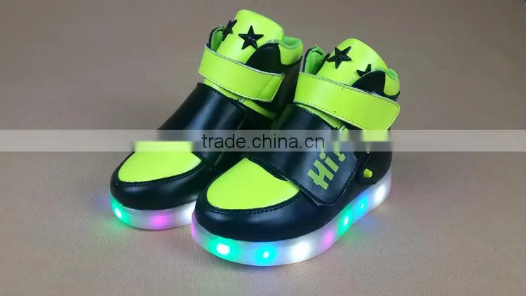 HFR-TS-21-2 2015 boys USB shoes CFL shoes pure white