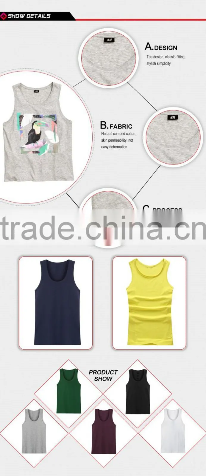 2016 new design and sexy vests and travel vest for men with cheap price vests men in wholesale