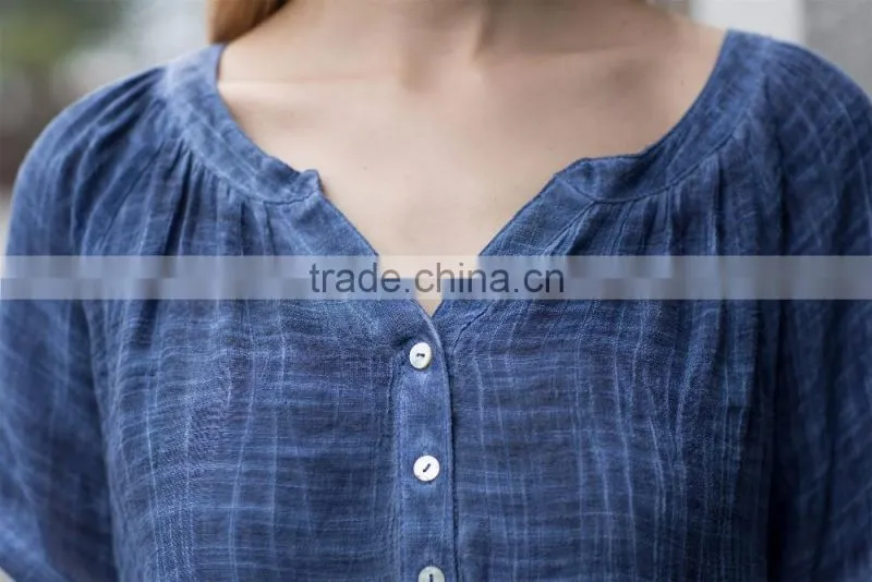 casual blouse for young lady fat lady dress latest summer shirt loose style blouse for young ladies