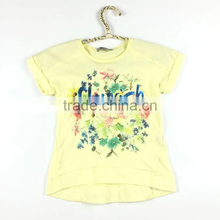 yellow t-shirts for children kids novelty t-shirts cool t-shirts kids