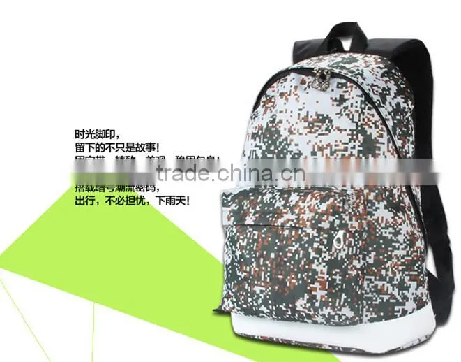 Custom kid school backpack with detachable lunch bag,funny backpack for school