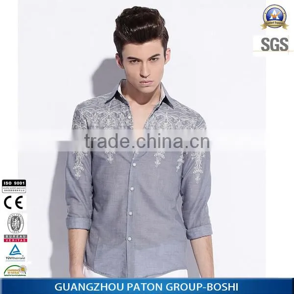 China Manufacture Tall Wholesale Custom Printed Shirt For Men