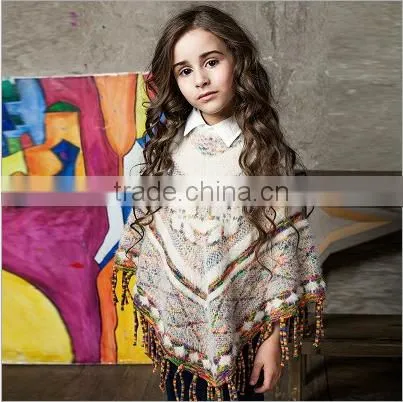 New Fashion Girl Knitting pullover Poncho Sweater