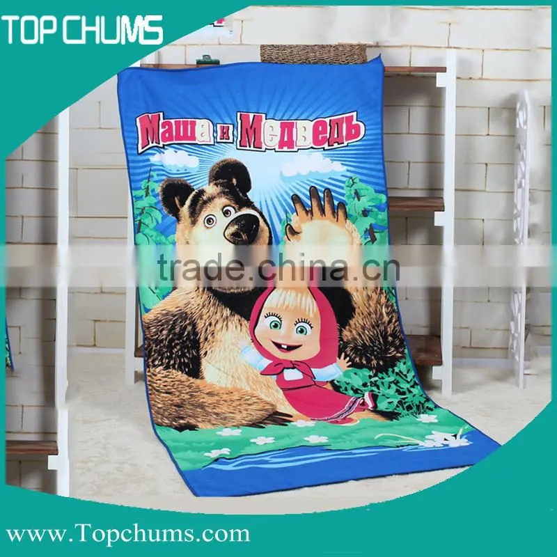 fancy cartoon Mawa printed wholesale bath towels