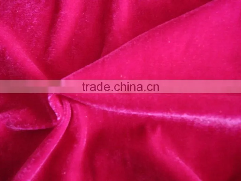embossed high velour(two-way stretch) fabric