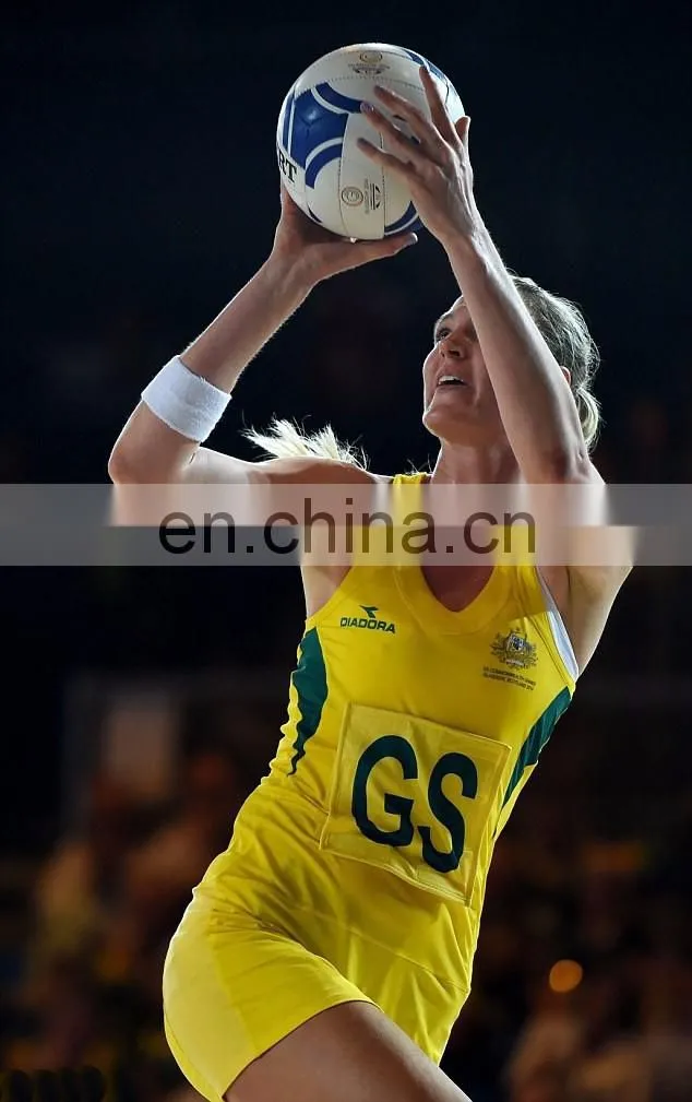 Official Australian Netball Team Jersey,Custom made sublimation uniform,adults girls team wear netball jersey