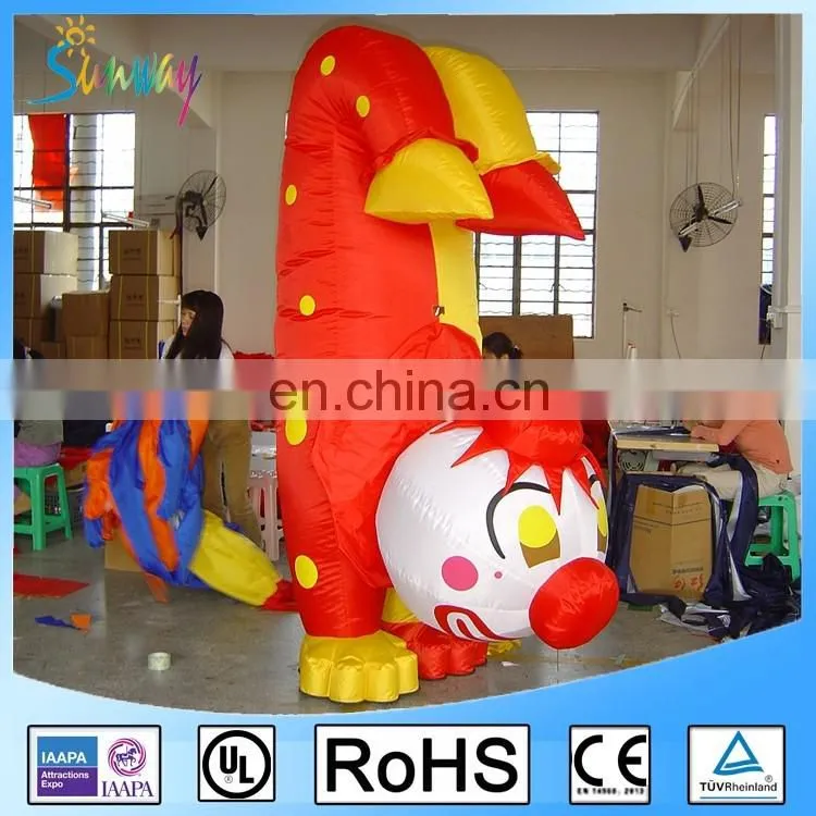 Cute Giant Inflatable Handstand Clown