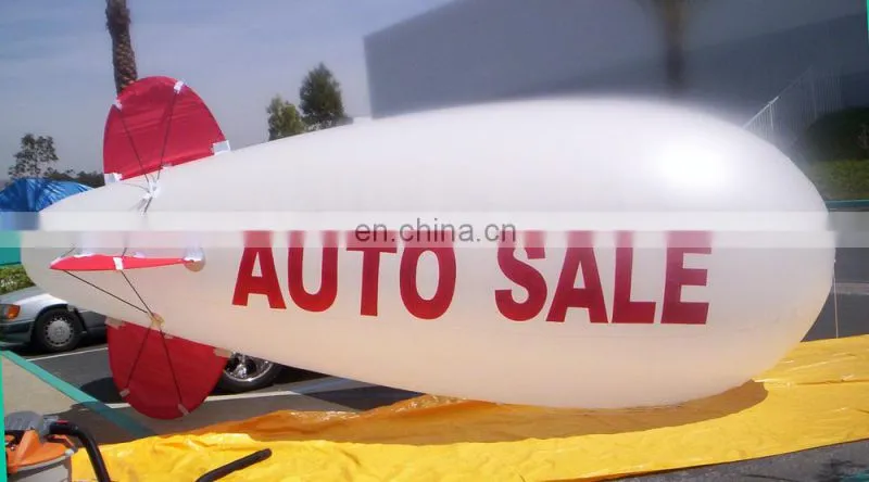 custom inflatable airplane advertising helium balloon for sale