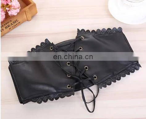 Cut Out PU Trim Waist Cincher Belt Pu Waist Belt