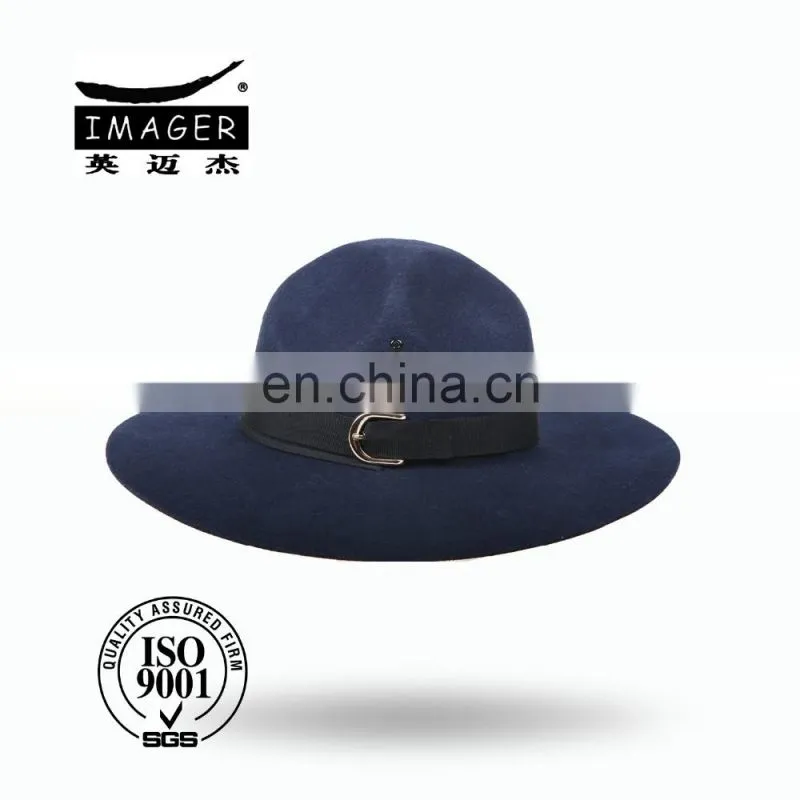 Fashional Wide Brim Wool Women Cowbay Hat Cap for Girls
