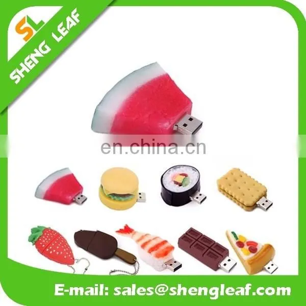 Customized cute cartoon design usb flash drive for gift