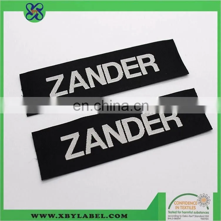 private staight cut white label for garment