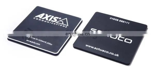 2017 promotional gifts 2D or 3D soft pvc tea cup coaster with embossed logo