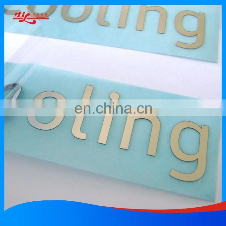 Custom made self-adhesive PET sticker with glossy surface