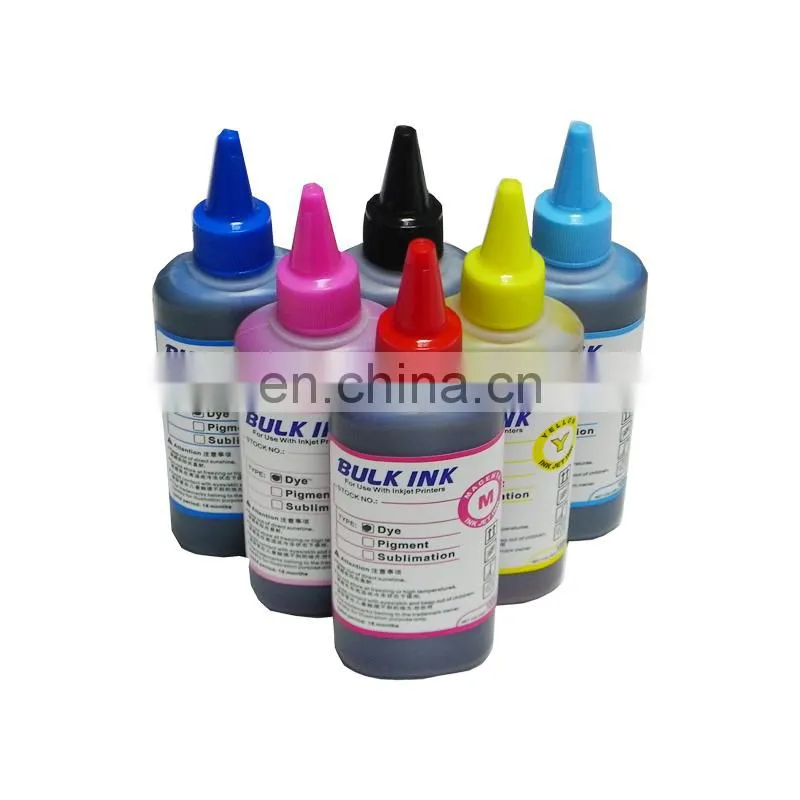 high quality comom dye ink for Epson , for HP , for CANON etc (4c/6c) printer