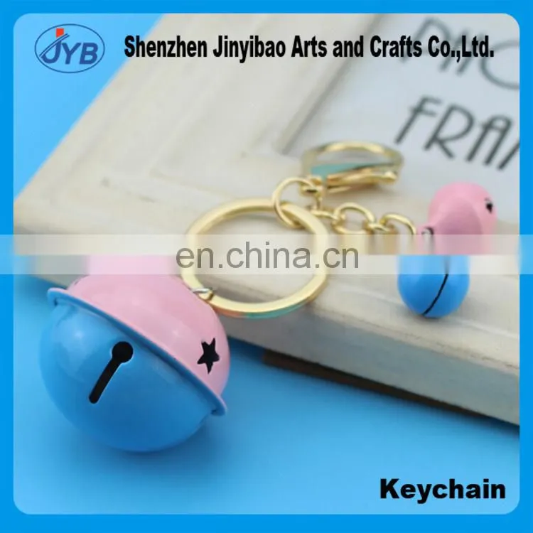 DIY hit the bell key ring Creative bells Ladies bag pendant Anti - theft car key ring pendant