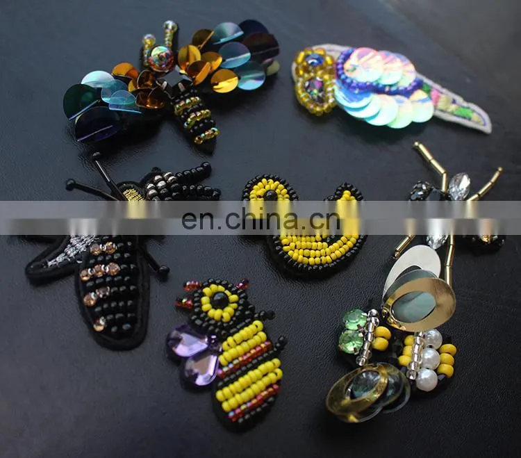 Hot Selling Good Quality Mixed Fruit Flower Animal Sequin Patches for Clothing Motif
