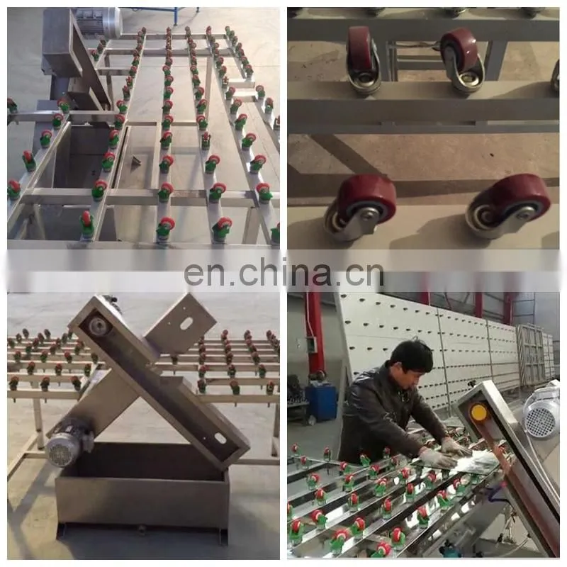 Factory glass double edging polishing machine for insulating glass