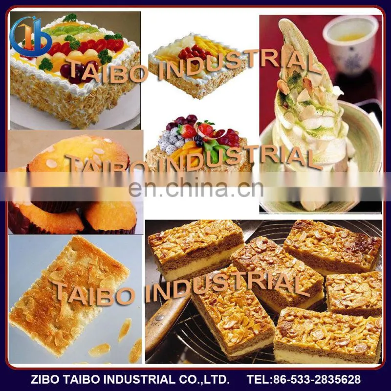 Almond/peanuts/cashew/walnut slicing machine delicious nut slice cake decoration