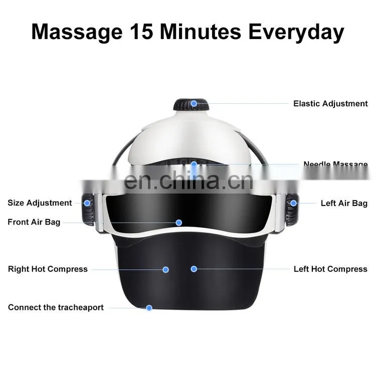 Automatic air pressure head massage vibrating electric head massager