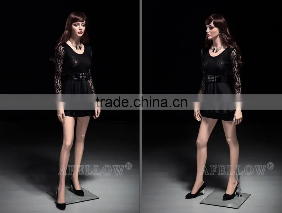 Lifelike full body standing fiberglass wholesale female mannequins CARO4