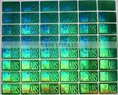 Embossed hologram film 3d laser hologram display sticker led