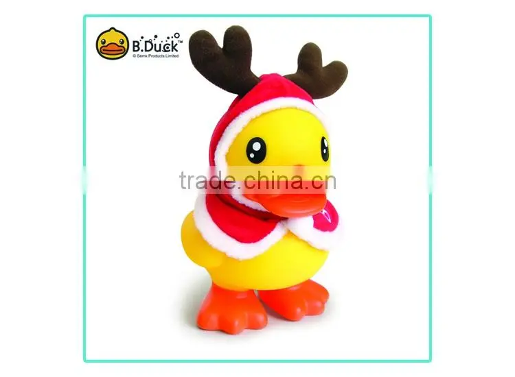 B.Duck popular plastic pvc material money box for christmas gifts