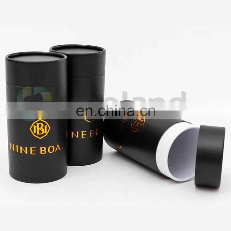Custom Sunglasses Paper Packaging Printed Black Tube Boxes