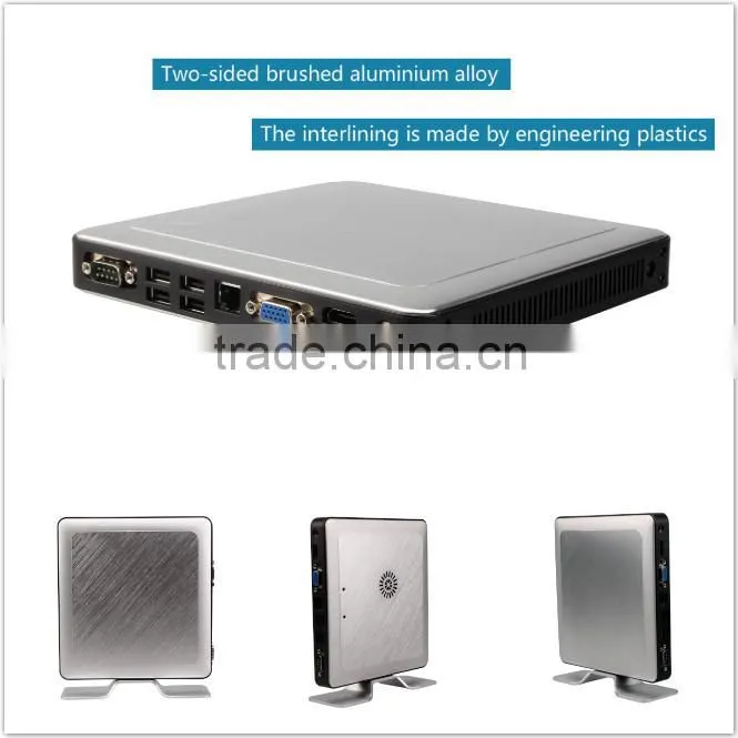 Barebone mini pc INTEL Baytrail quad core embedded desktop PC computer 64 bit