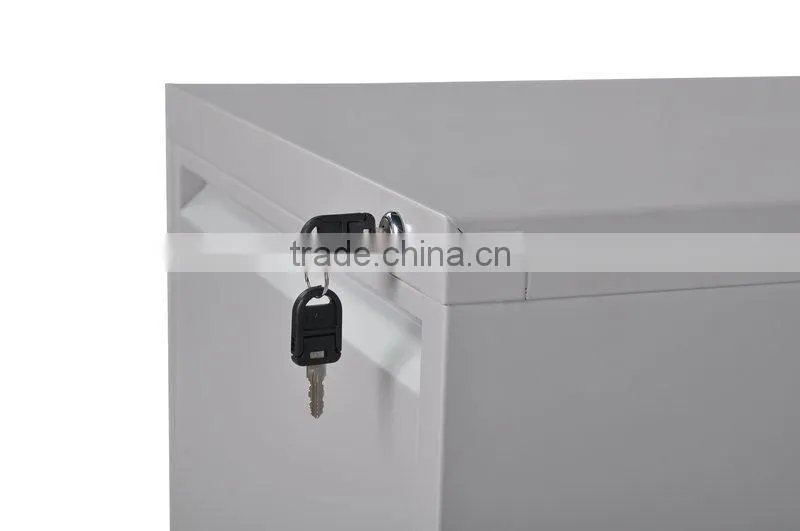 Metal office furniture locker storage 3 drawer vertical steel file cabinet for office