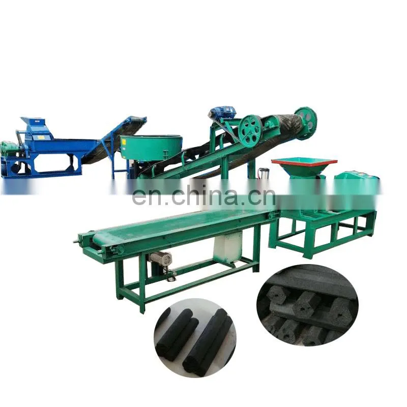 Plant Residue Sawdust Coconut Husk Coal Charcoal Briquette Extruder