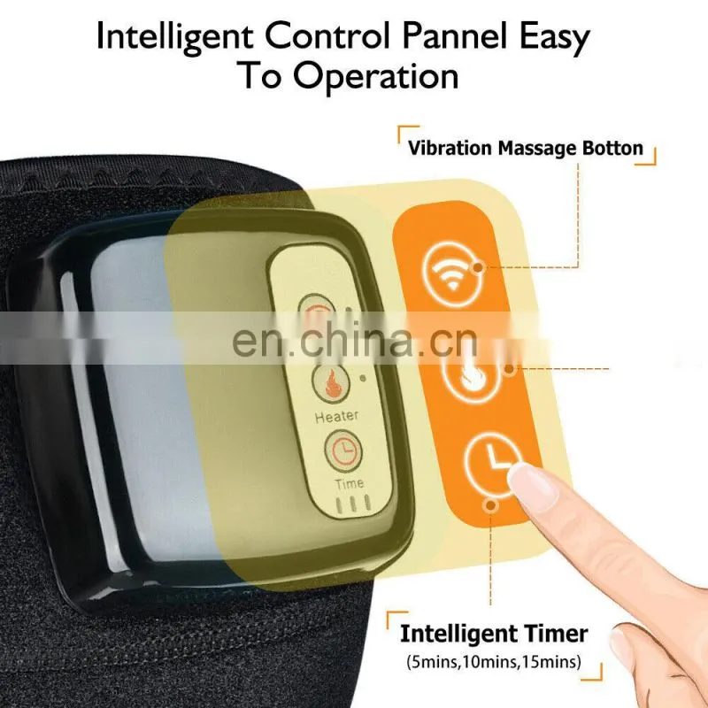 Knee Joint Pain Relief Massager Arthritis Physiotherapy Heat Vibration