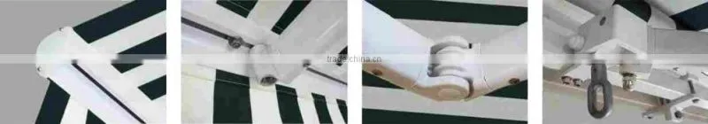 Luxury customized aluminum structures electrically retractable awnings for roof