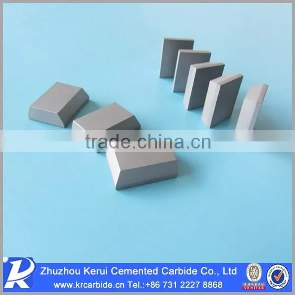 Customized brazed carbide tips for saw blade stone cutting